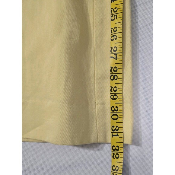 NWT Banana Republic Islet Pants Women's 4 Soft Yellow Business Casual |MSRP 150 - Picture 6 of 8